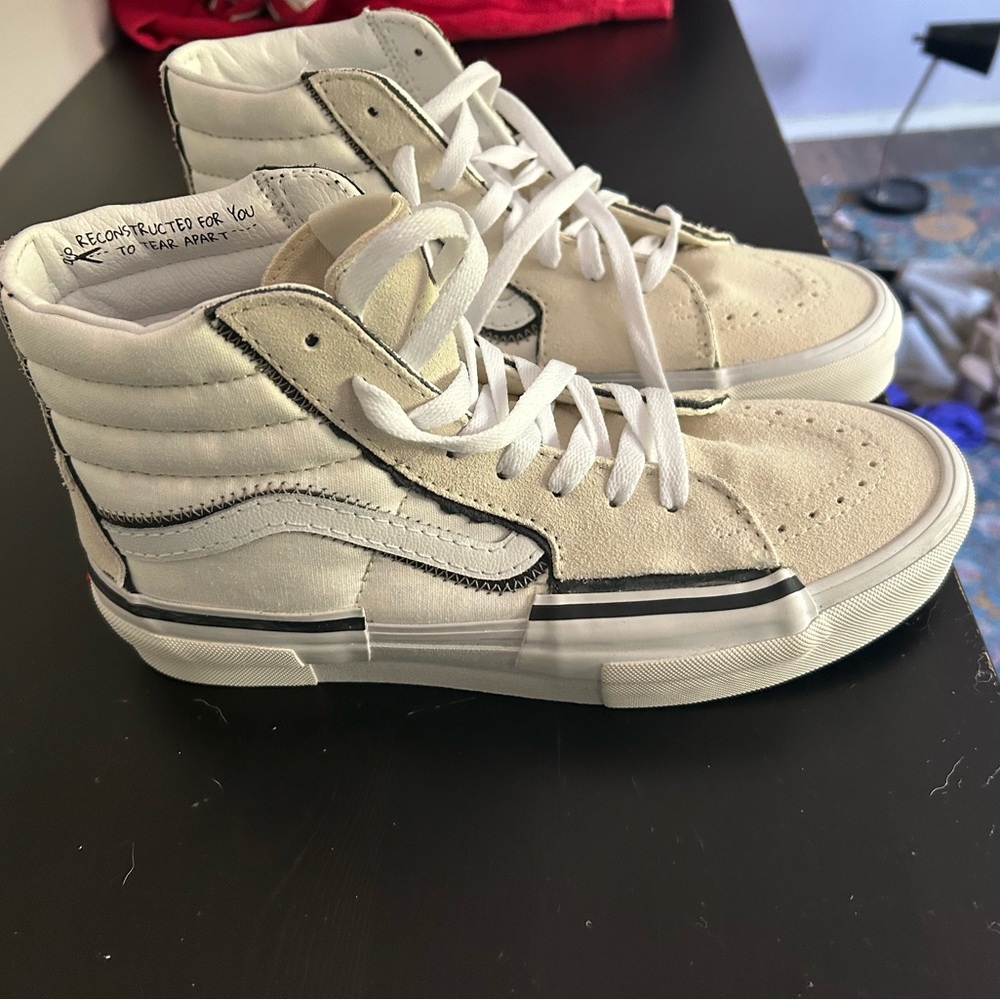 Vans SK8 White High-Top Sneakers